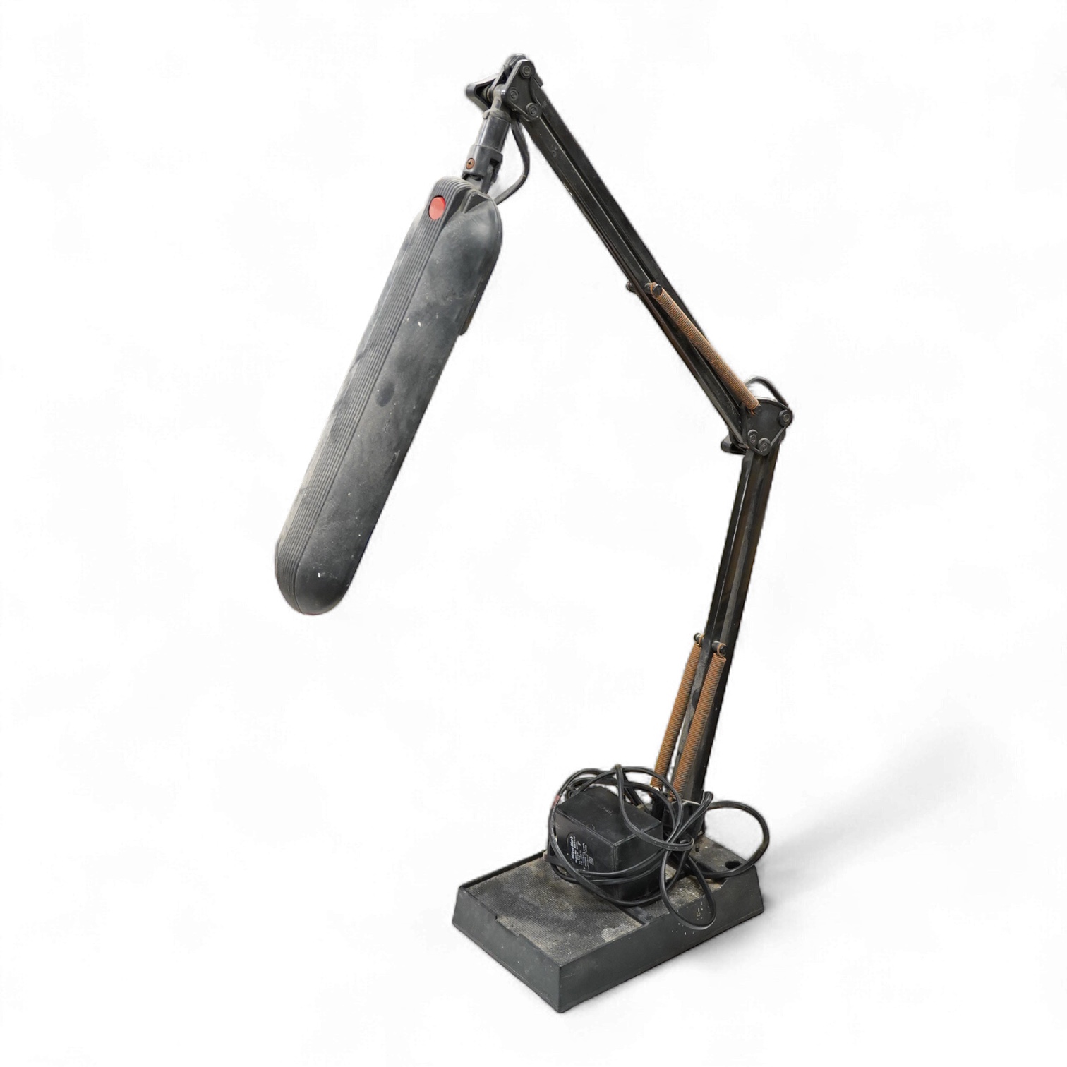 A vintage cast iron anglepoise desk lamp